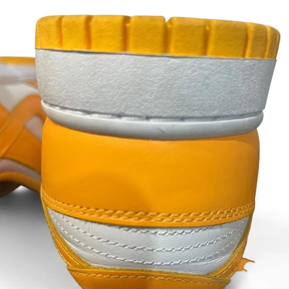 Nike Men's Orange and Yellow Trainers